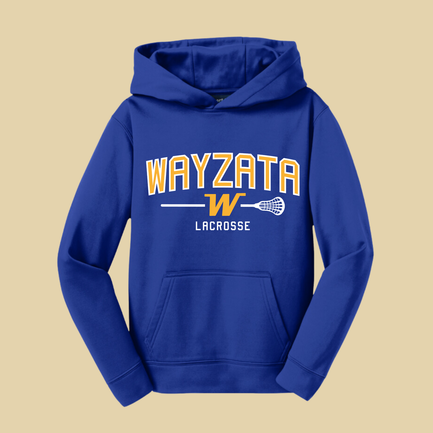 Wayzata Lacrosse Tek Hoodie - Youth