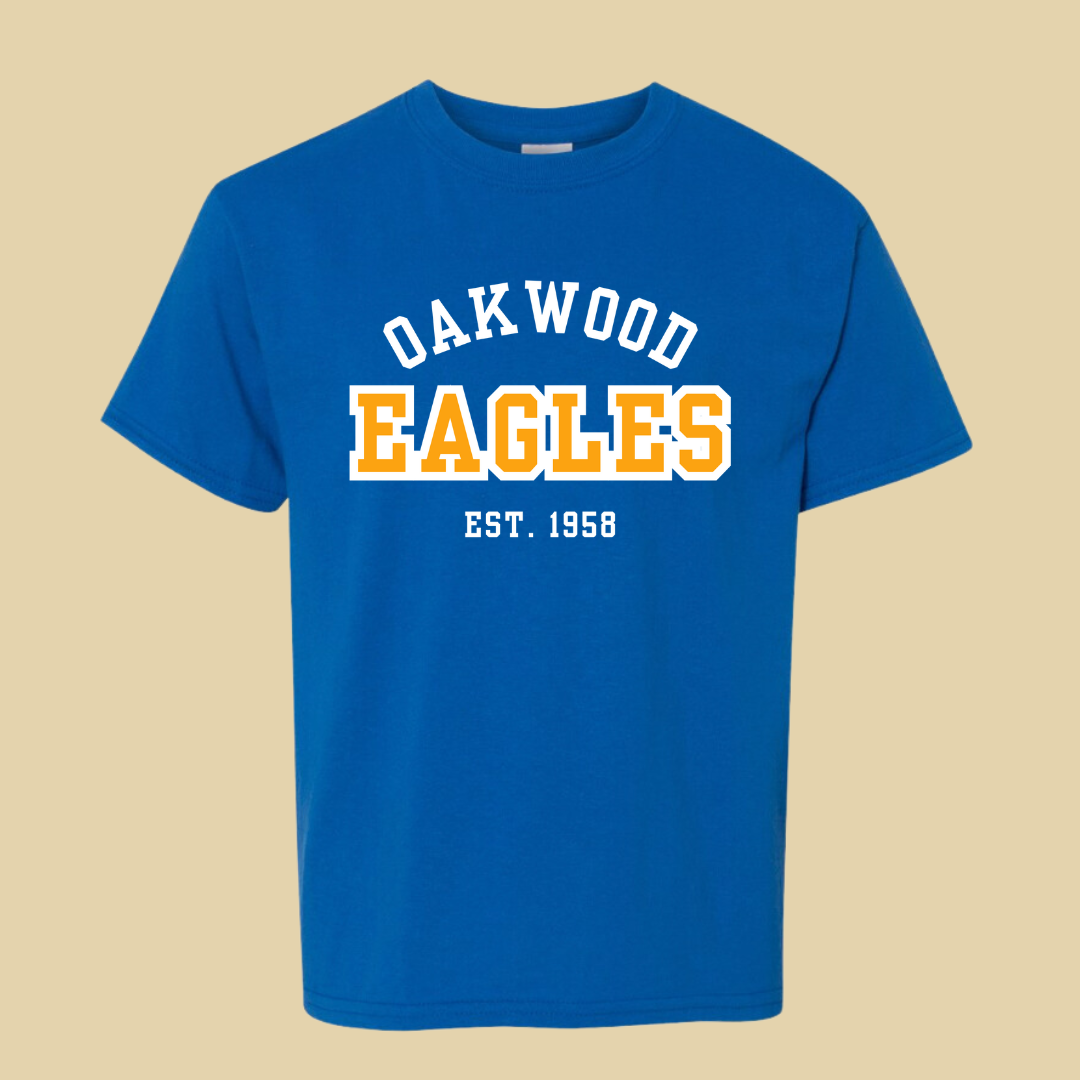 Oakwood Eagles Standard Camp Tee - Youth