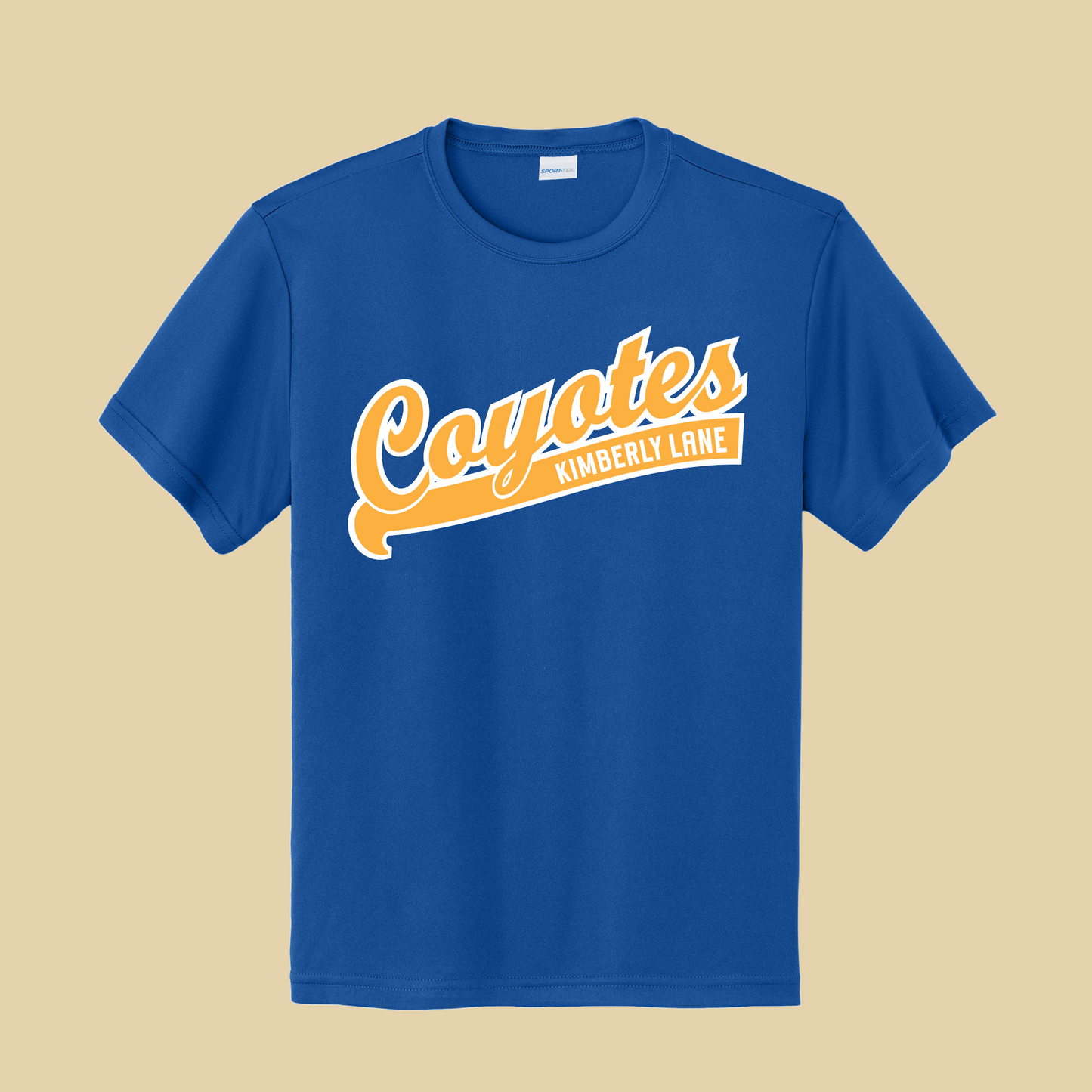 Kimberly Lane Coyotes Swoosh Youth Tek Tee