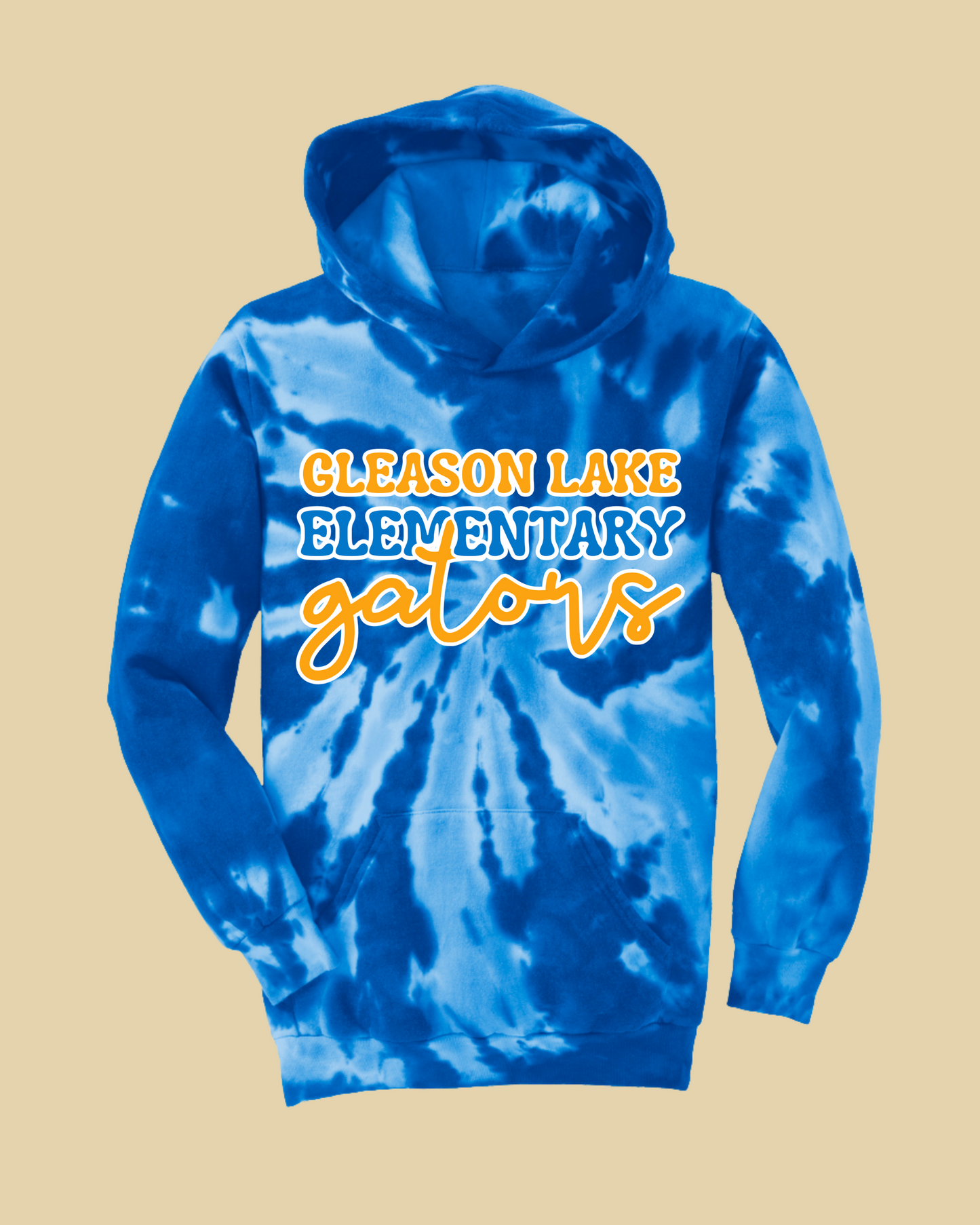 Gleason Lake Gators Tie Dye Hoodie