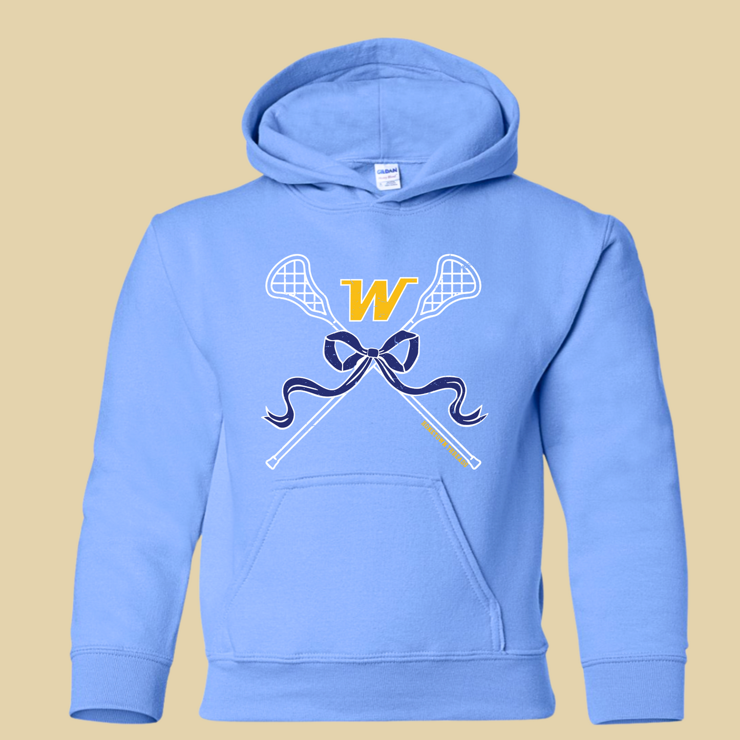 Wayzata Lax Bow Hoodie (Youth)