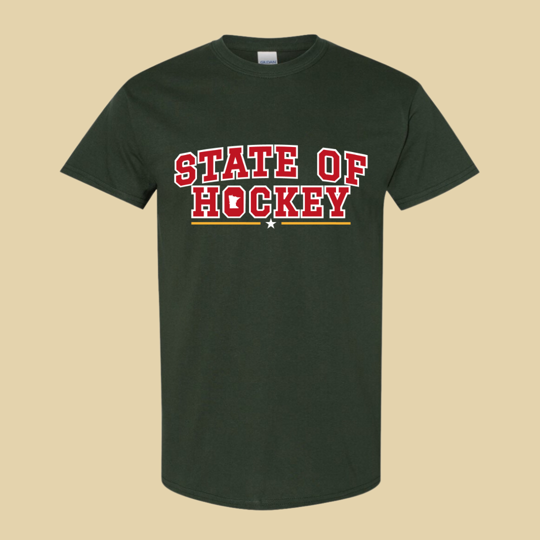 State of Hockey tee - Forest Green