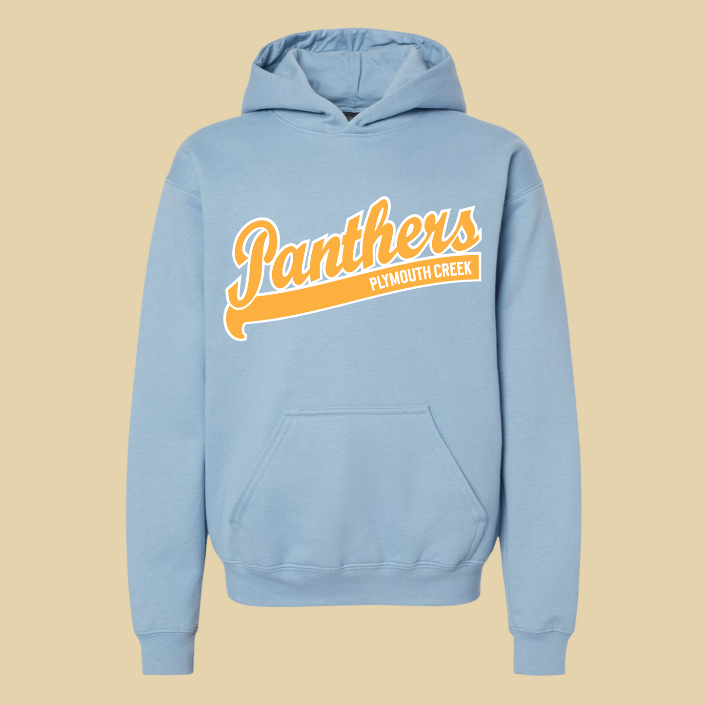 Plymouth Creek Panthers Swoosh Youth Hoodie