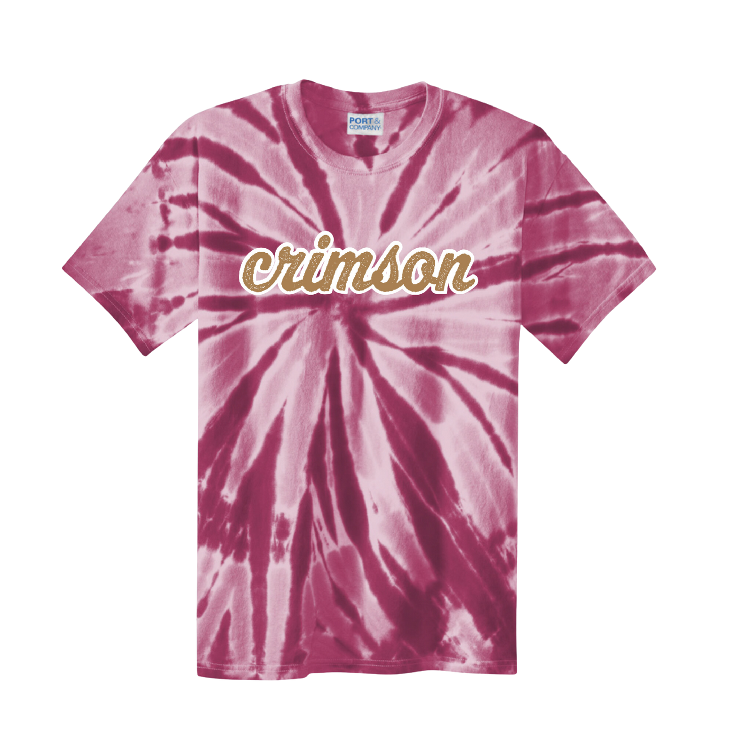 Crimson Tie Dye tee