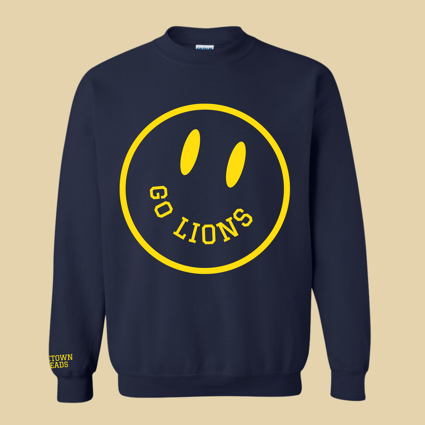 Go Lions - Smiley Sweatshirt