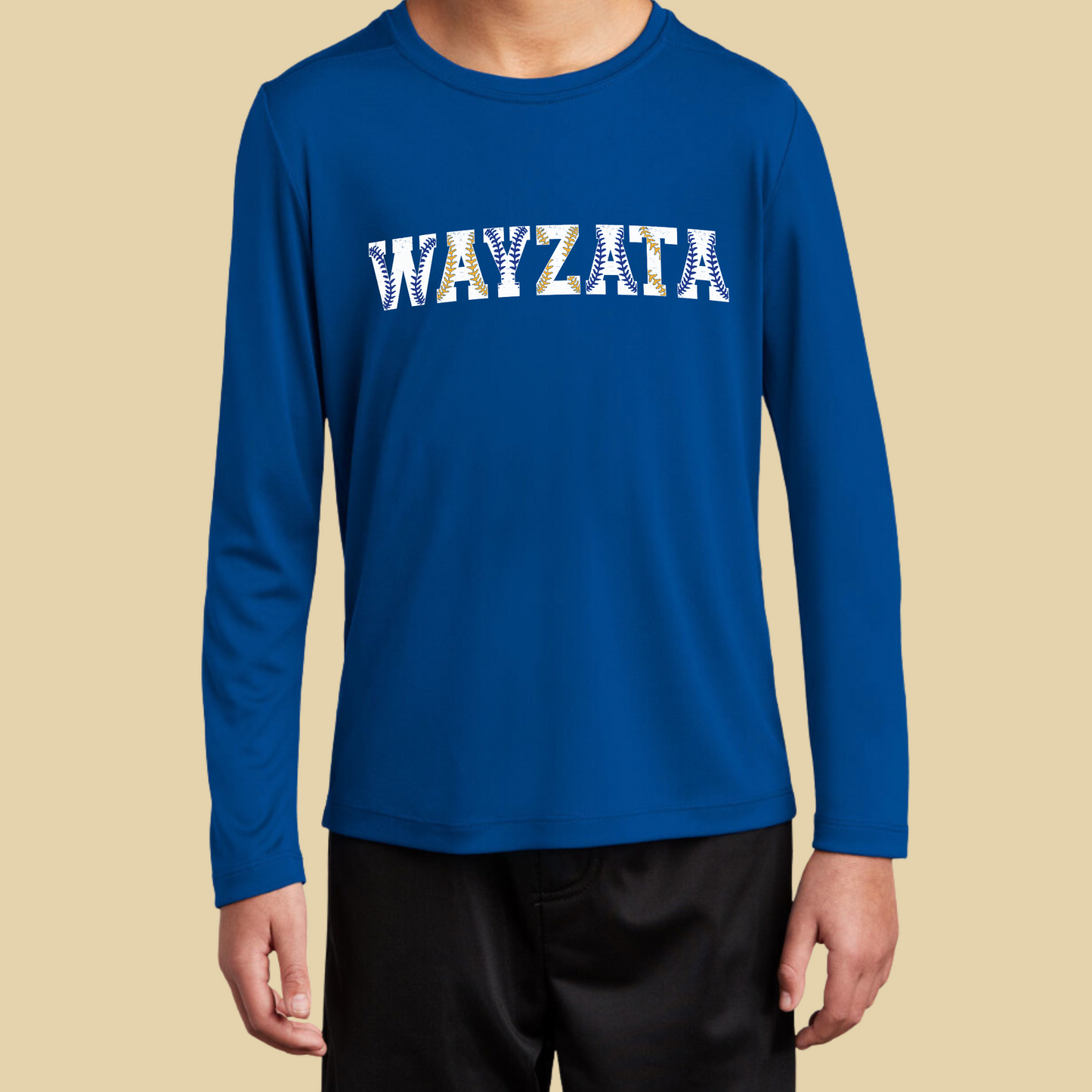 Wayzata Stitches Youth UV Long Sleeved Tek Tee