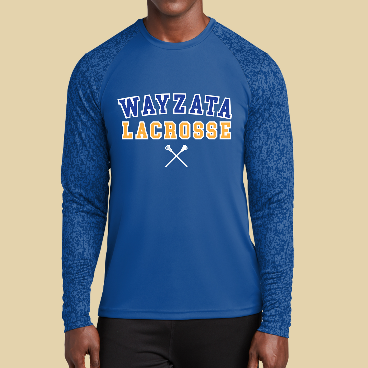 Wayzata Lacrosse Digi Tek Long-sleeved tee