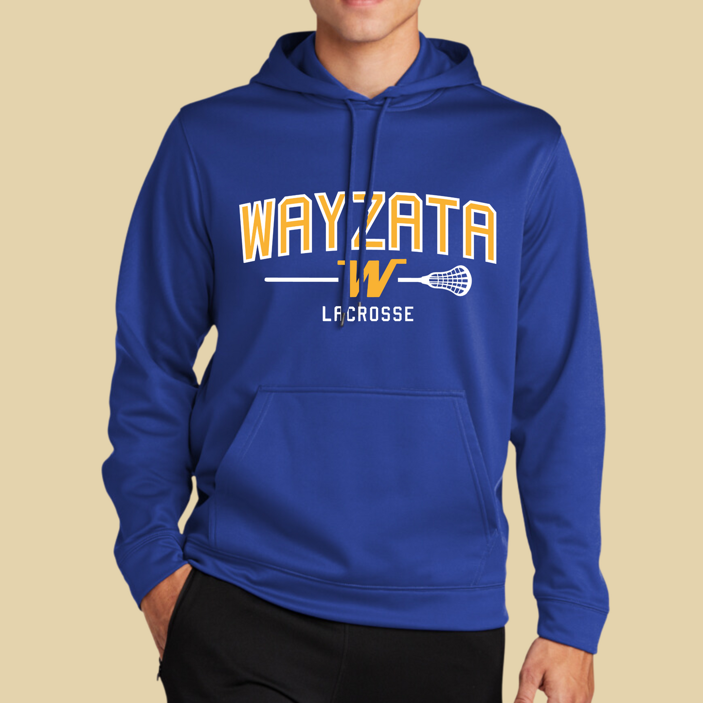 Wayzata Lacrosse Tek Hoodie - Adult