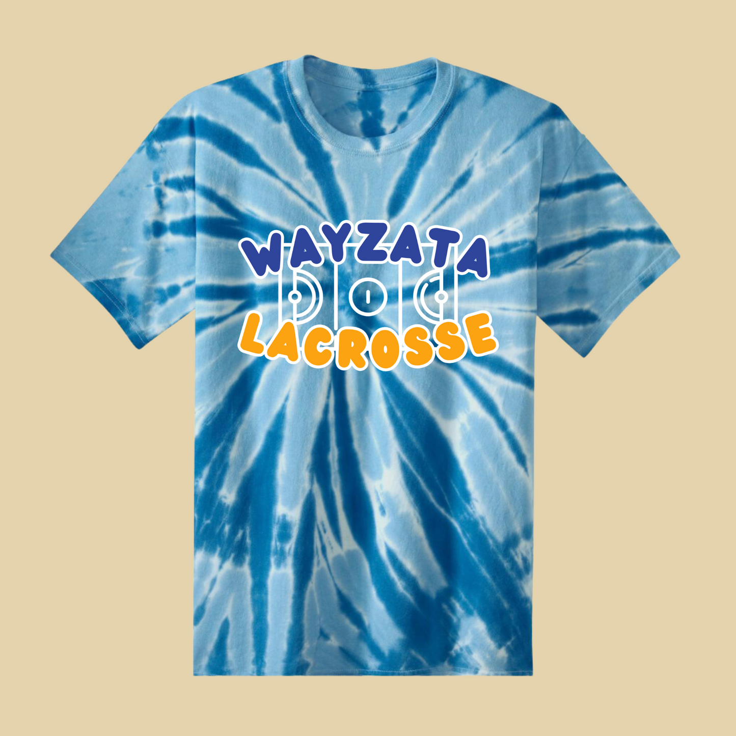 Wayzata Lacrosse Tie Dye Tee
