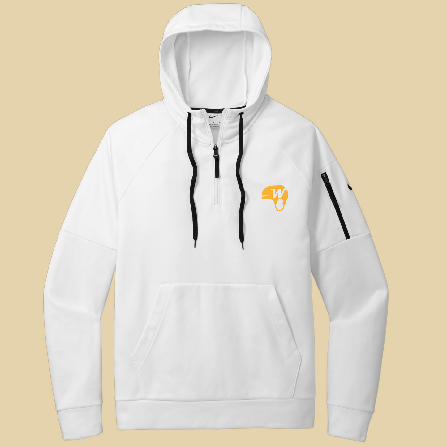 Wayzata Hockey Nike Therma-FIT Pocket 1/4-Zip Fleece Hoodie