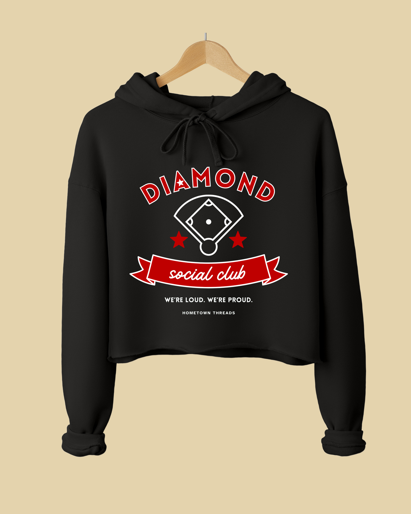 Diamond Social Club Cropped Hoodie (EP)