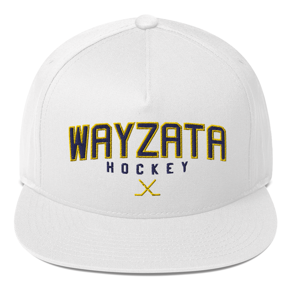Wayzata Hockey Flat Bill Cap