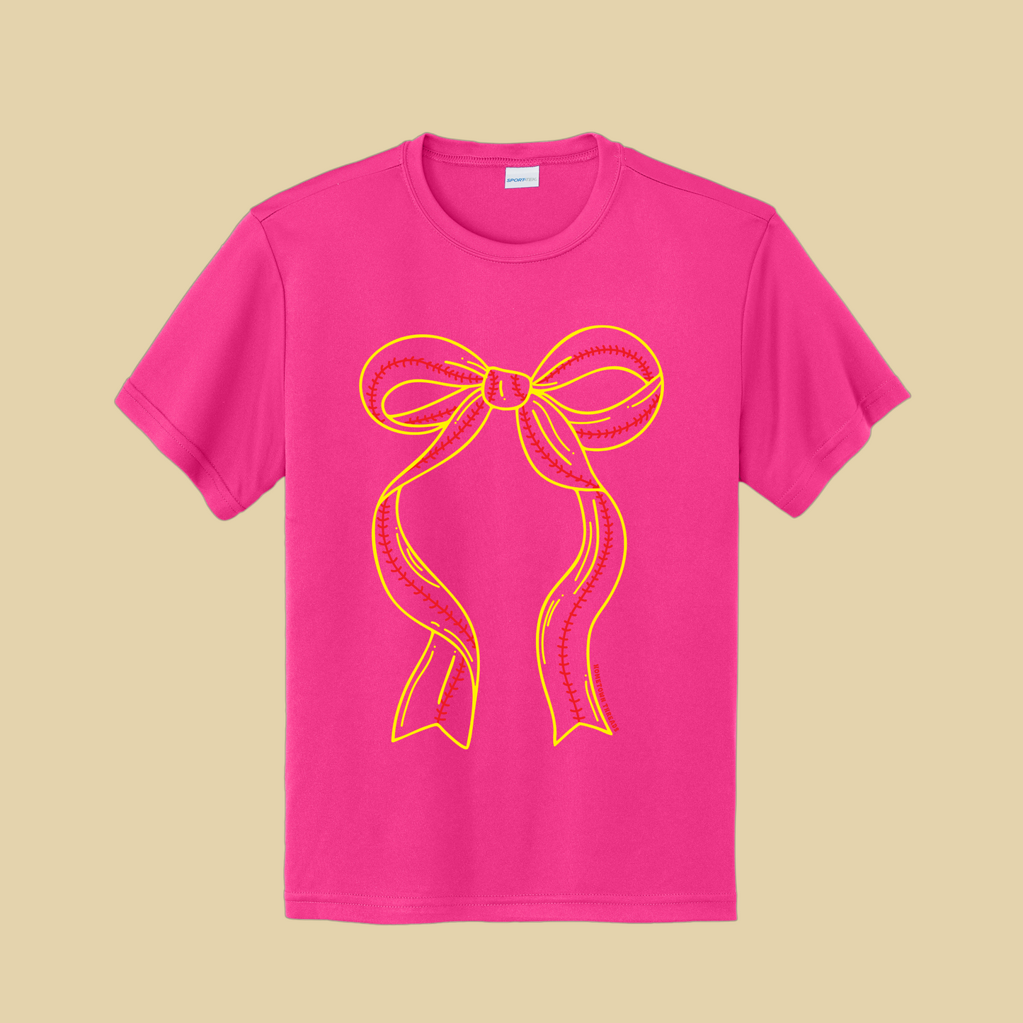 Softball Bow Tek Tee (Youth)
