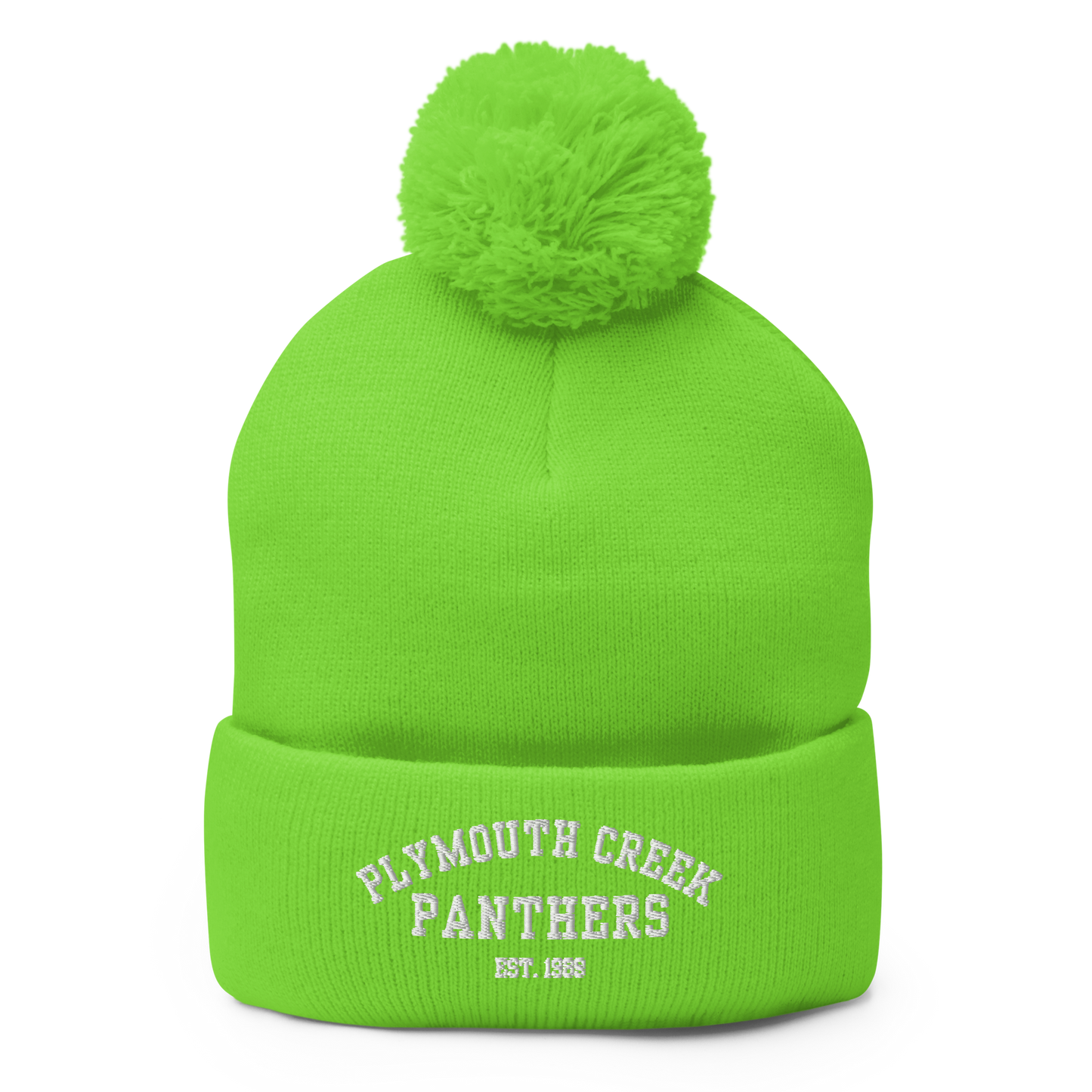 Colorful PCE Pom-Pom Beanie