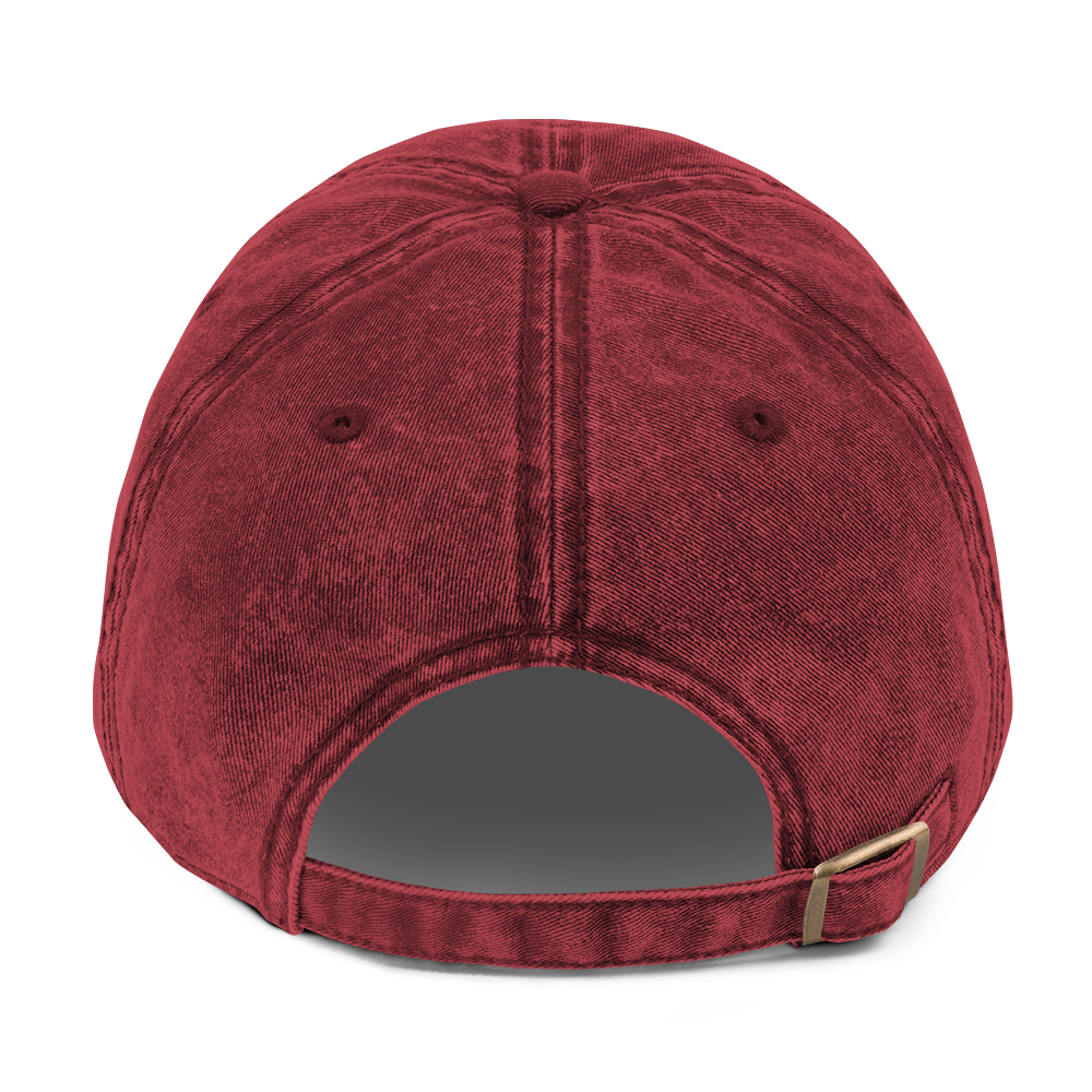 Crimson Vintage Cotton Twill Cap