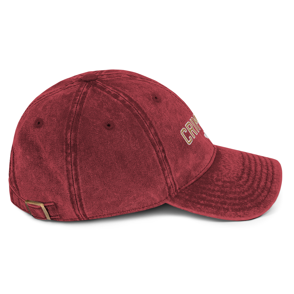 Crimson Vintage Cotton Twill Cap