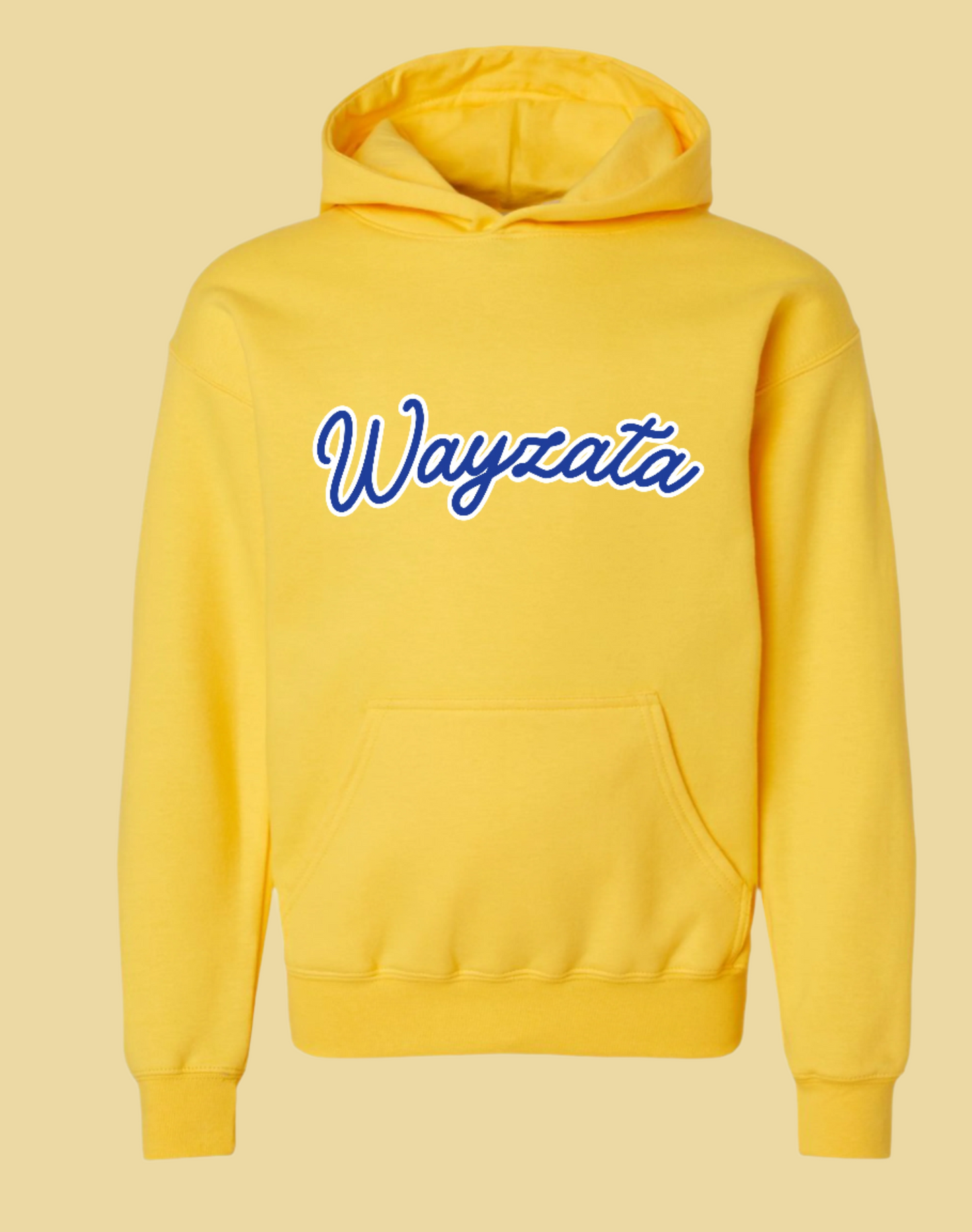 Wayzata Script Youth Hoodie