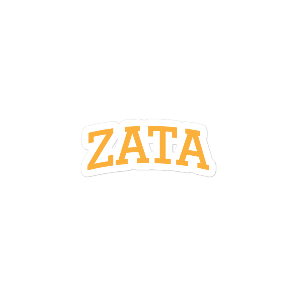 Zata Bubble-free Sticker