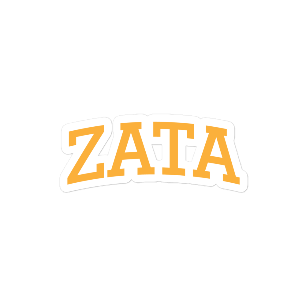 Zata Bubble-free Sticker