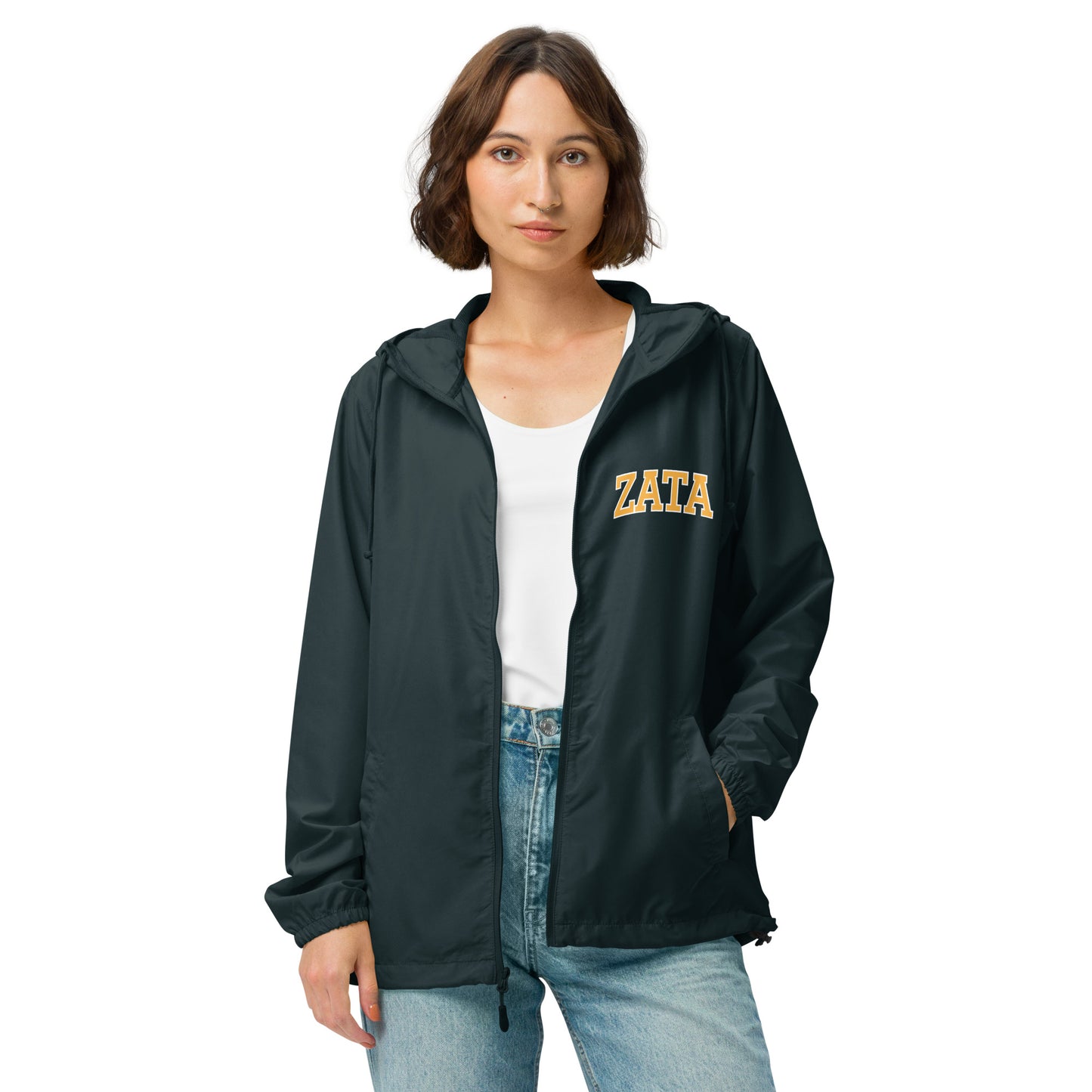 Zata Unisex lightweight zip up windbreaker