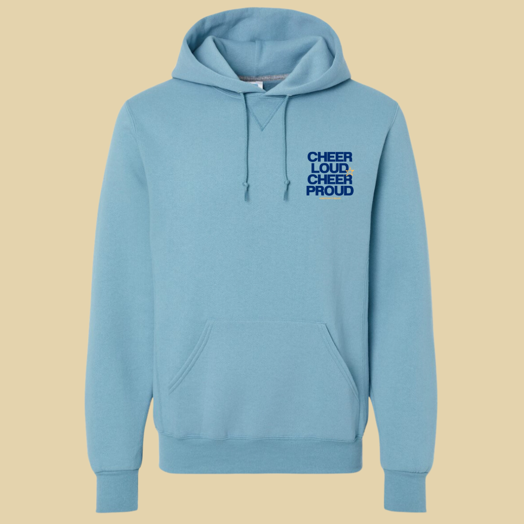 Cheer Loud - Blue & Gold Hoodie