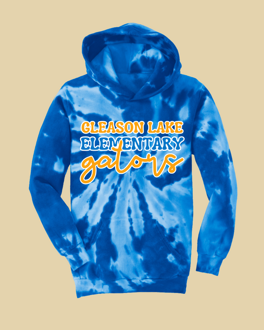 Gleason Lake Gators Tie Dye Hoodie