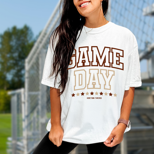 Game Day - Crimson and gold tee