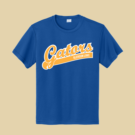 Gleason Lake Gators Swoosh Youth Tek Tee