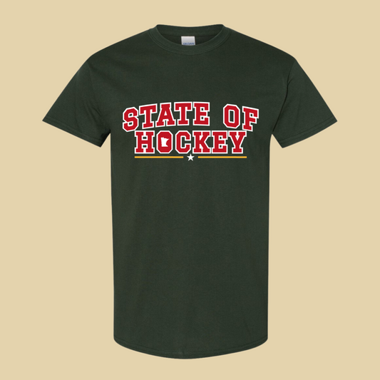 State of Hockey tee - Forest Green
