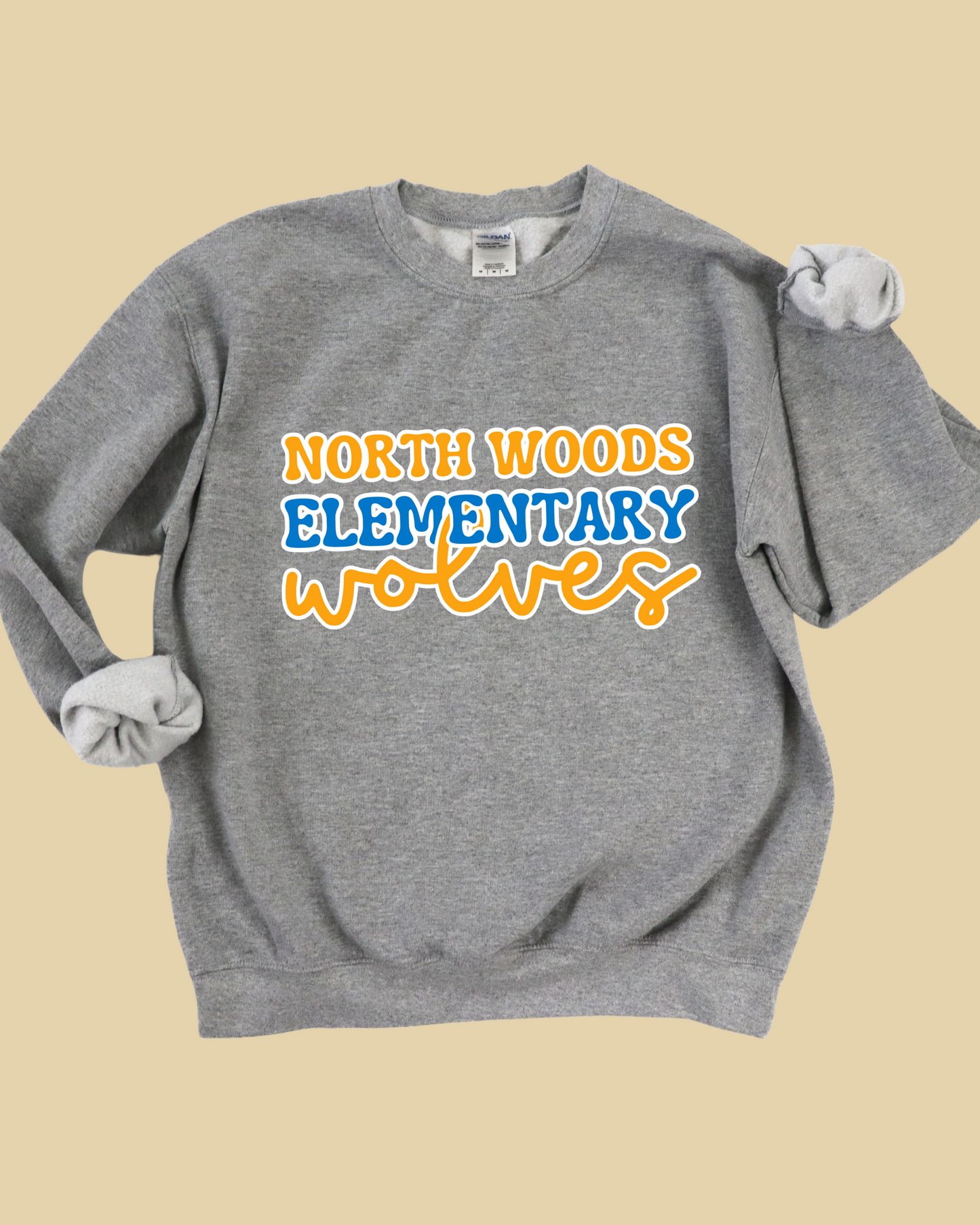 North Woods Wolves Adult Crew