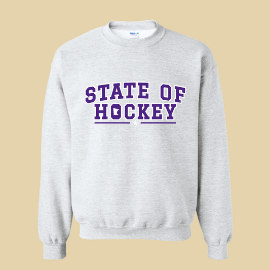 State of Hockey Crew - Purple/Black