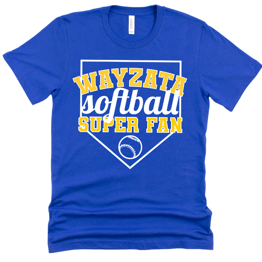 Wayzata Softball Super Fan tee