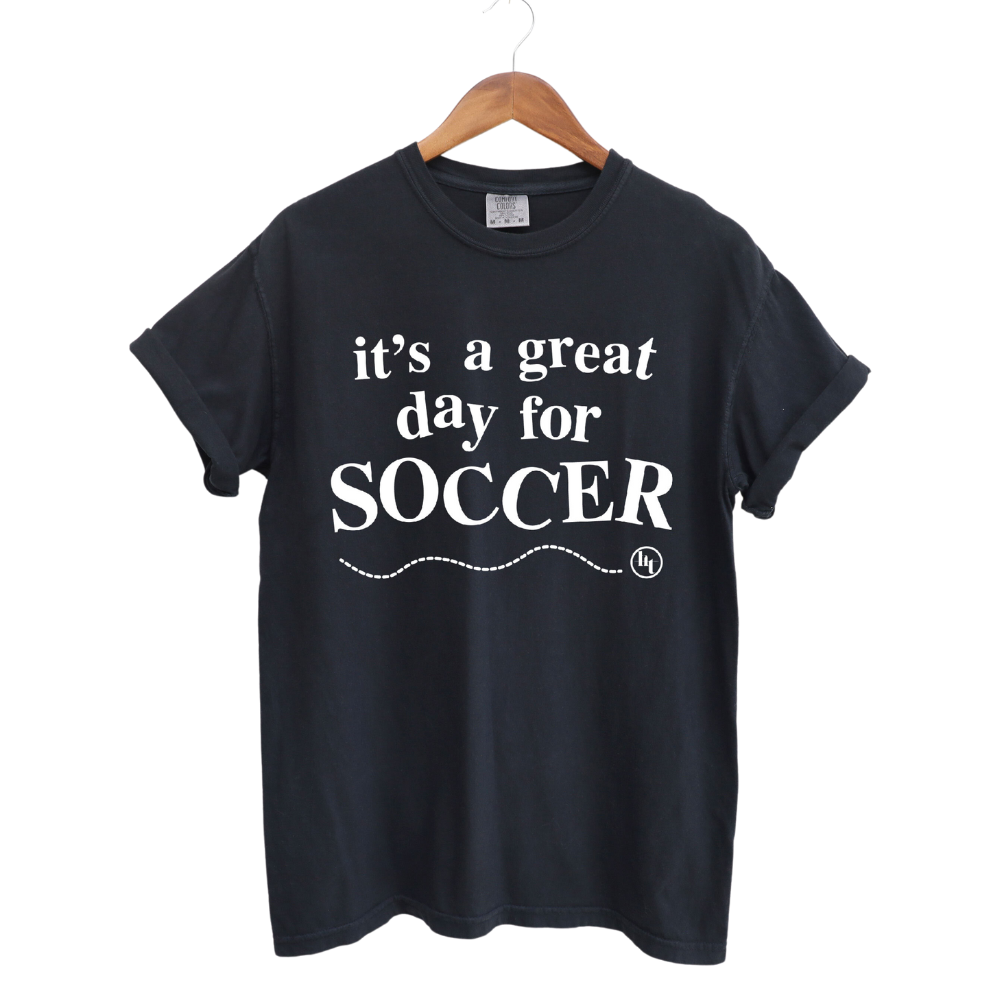 Great Day for Soccer tee
