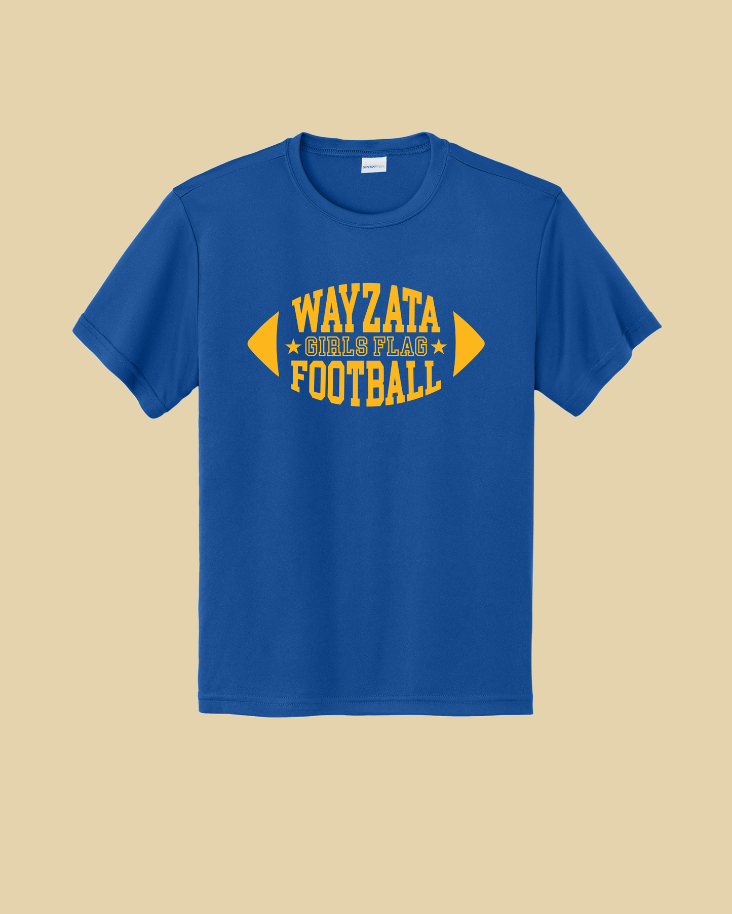 Wayzata Girls Flag Football Tek Tee - Youth