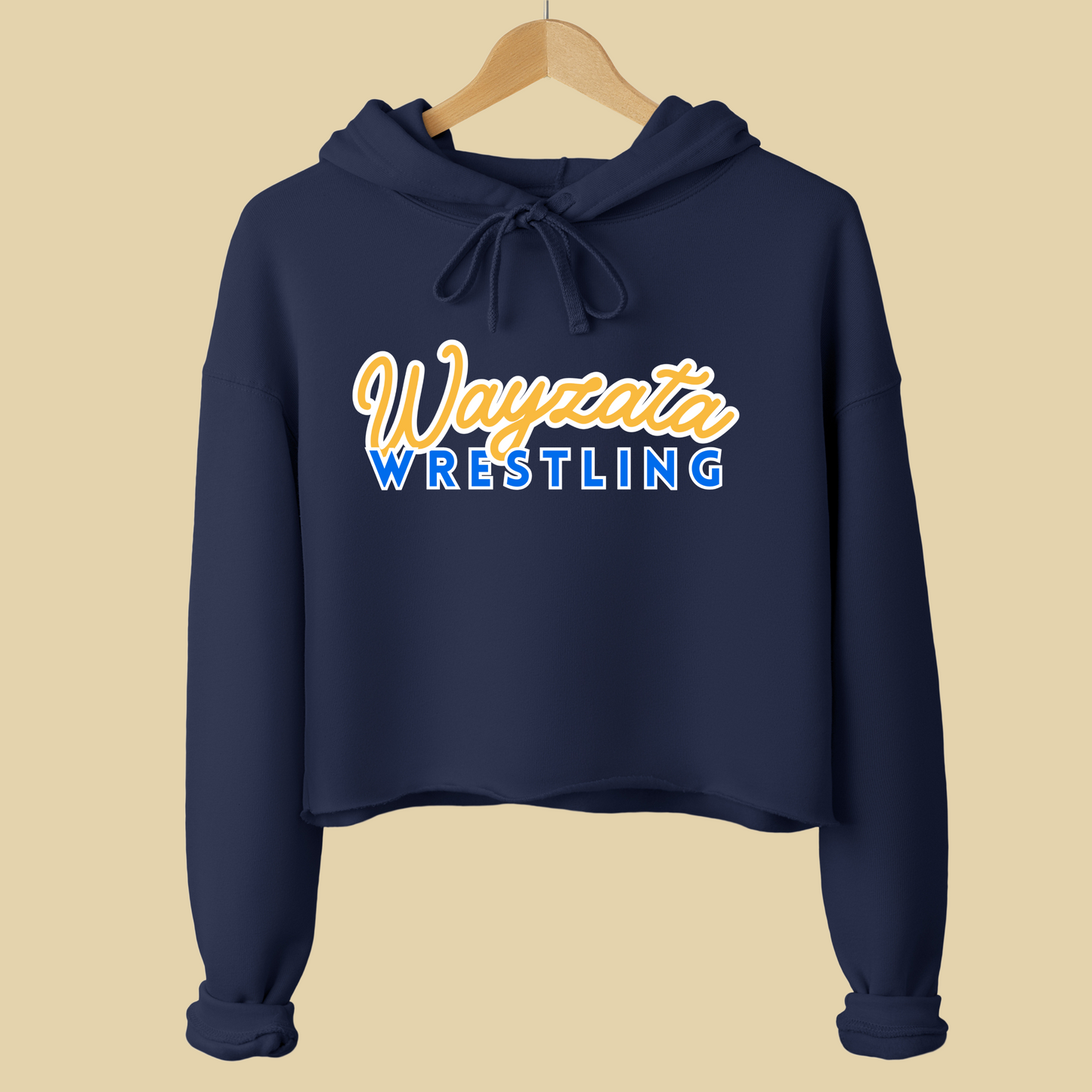Wayzata Wrestling Cropped Hoodie