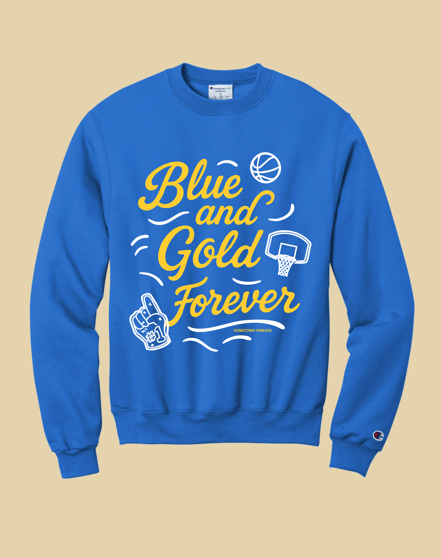 Blue and Gold Bball Crew