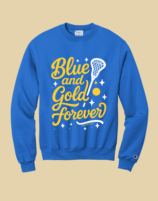 Blue and Gold Lax Crew